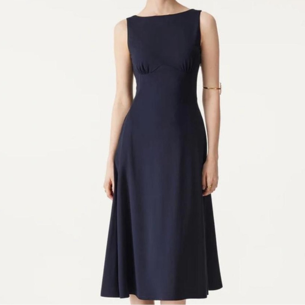 OGL Classic Navy Midi Dress